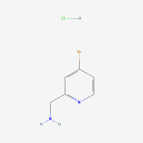 (4-bromopyridin-2-yl)methanamine;hydrochloride (CAS: 1001414-95-4) - Chemical Structure and Molecular Formula 