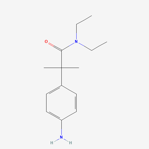 2-(4-aminophenyl)-N,N-diethyl-2-methylpropanamide (CAS: 192717-46-7) - Related Chemical Product