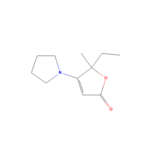 5-ethyl-5-methyl-4-pyrrolidin-1-ylfuran-2-one (CAS: 1018160-47-8) - Related Chemical Product