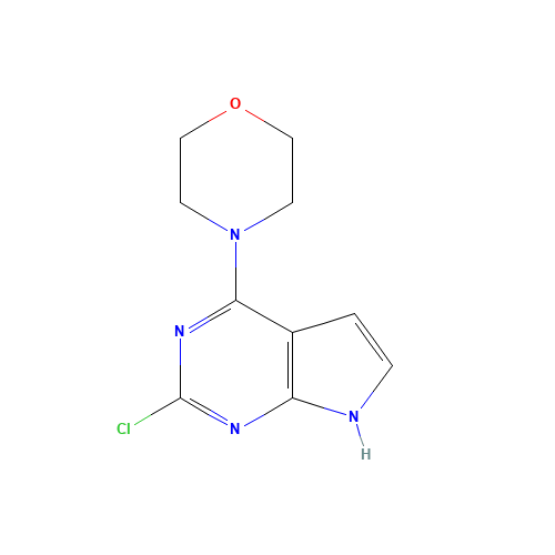 4-(2-chloro-7H-pyrrolo[2,3-d]pyrimidin-4-yl)morpholine (CAS: 1202885-72-0) - Related Chemical Product