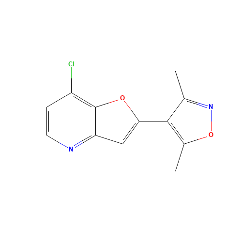 7-chloro-2-(3,5-dimethyl-1,2-oxazol-4-yl)furo[3,2-b]pyridine (CAS: 1360911-33-6) - Related Chemical Product