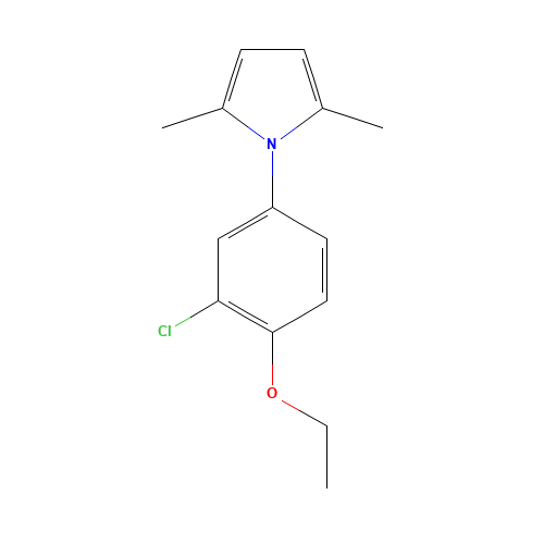 1-(3-chloro-4-ethoxyphenyl)-2,5-dimethylpyrrole (CAS: 647841-68-7) - Related Chemical Product
