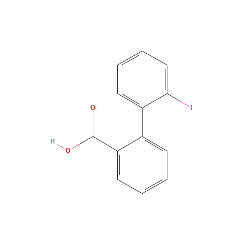 2-(2-iodophenyl)benzoic acid (CAS: 38399-49-4) - Chemical Structure and Molecular Formula 