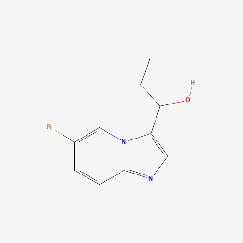 1-(6-bromoimidazo[1,2-a]pyridin-3-yl)propan-1-ol (CAS: 1086066-31-0) - Related Chemical Product