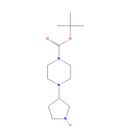 tert-butyl 4-pyrrolidin-3-ylpiperazine-1-carboxylate (CAS: 885959-36-4) - Related Chemical Product