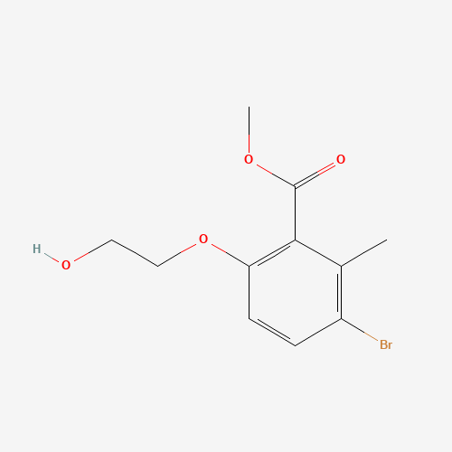methyl 3-bromo-6-(2-hydroxyethoxy)-2-methylbenzoate (CAS: 1616290-42-6) - Related Chemical Product