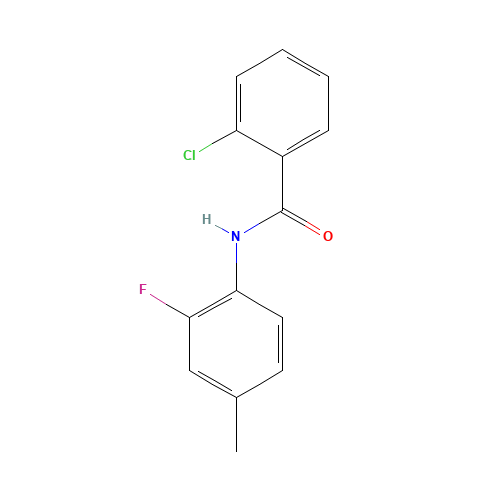 2-chloro-N-(2-fluoro-4-methylphenyl)benzamide (CAS: 878966-10-0) - Related Chemical Product