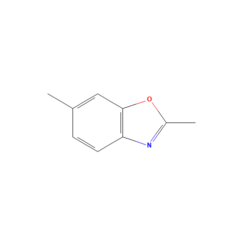 2,6-dimethyl-1,3-benzoxazole (CAS: 53012-61-6) - Chemical Structure and Molecular Formula 