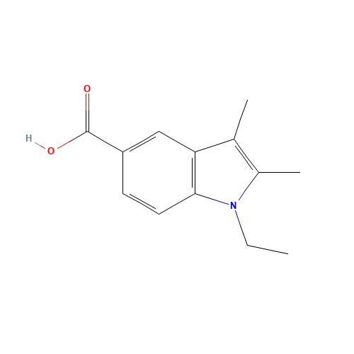 1-ethyl-2,3-dimethylindole-5-carboxylic acid (CAS: 438218-59-8) - Related Chemical Product