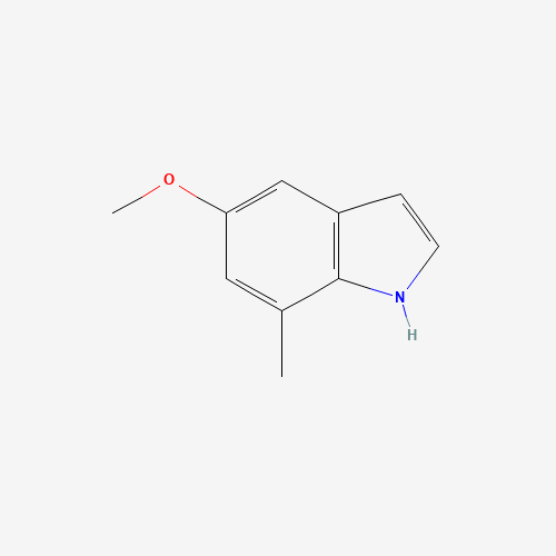 5-methoxy-7-methyl-1H-indole (CAS: 61019-05-4) - Chemical Structure and Molecular Formula 