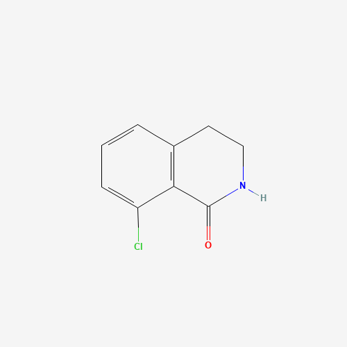 8-chloro-3,4-dihydro-2H-isoquinolin-1-one (CAS: 1368398-54-2) - Chemical Structure and Molecular Formula 