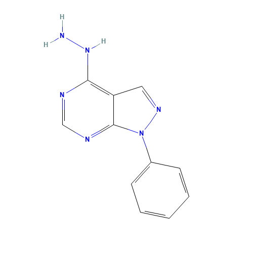 (1-phenylpyrazolo[3,4-d]pyrimidin-4-yl)hydrazine (CAS: 68380-54-1) - Related Chemical Product
