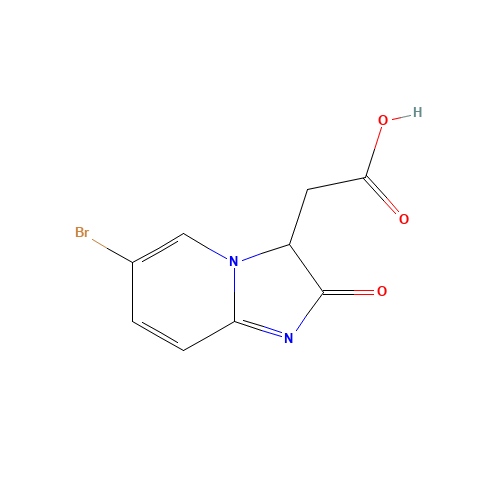 2-(6-bromo-2-oxo-3H-imidazo[1,2-a]pyridin-3-yl)acetic acid (CAS: 653599-23-6) - Related Chemical Product
