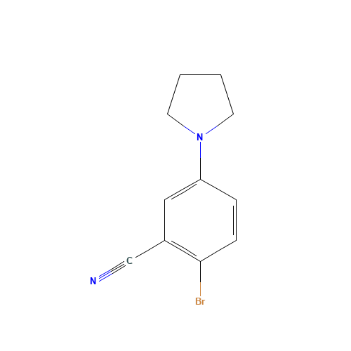 2-bromo-5-pyrrolidin-1-ylbenzonitrile (CAS: 1269407-95-5) - Related Chemical Product