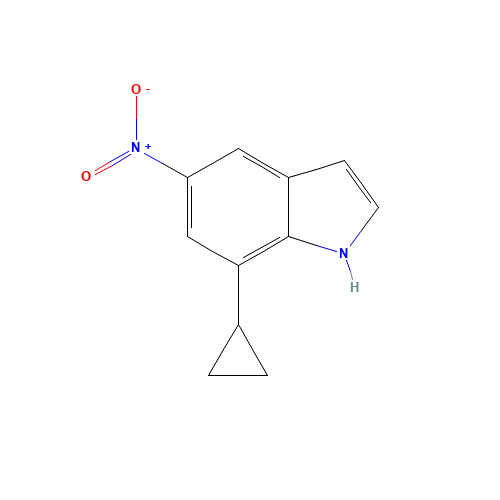7-cyclopropyl-5-nitro-1H-indole (CAS: 1609130-82-6) - Related Chemical Product