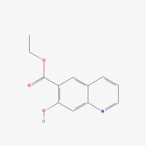 ethyl 7-oxo-1H-quinoline-6-carboxylate (CAS: 1261631-01-9) - Chemical Structure and Molecular Formula 