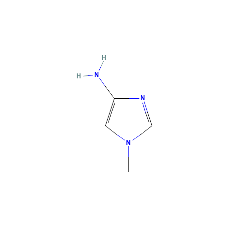 1-methylimidazol-4-amine (CAS: 79578-98-6) - Chemical Structure and Molecular Formula 