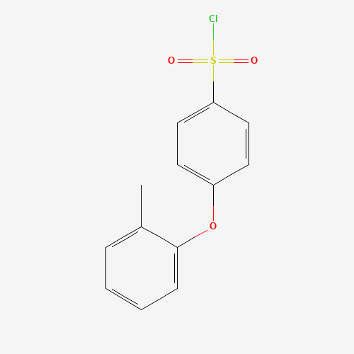 4-(2-methylphenoxy)benzenesulfonyl chloride (CAS: 610277-83-3) - Chemical Structure and Molecular Formula 
