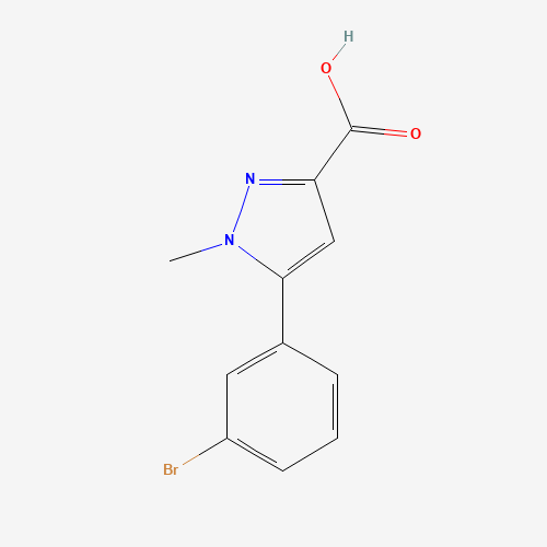 5-(3-bromophenyl)-1-methylpyrazole-3-carboxylic acid (CAS: 852816-28-5) - Related Chemical Product