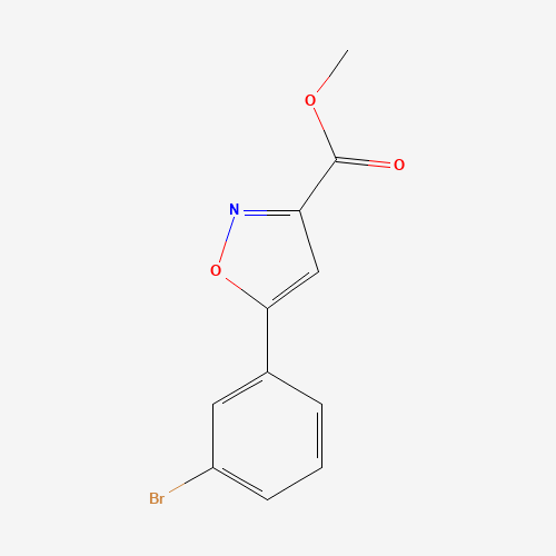 methyl 5-(3-bromophenyl)-1,2-oxazole-3-carboxylate (CAS: 745078-74-4) - Related Chemical Product