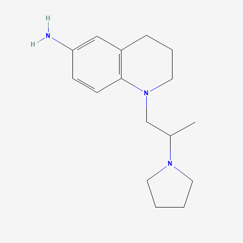 1-(2-pyrrolidin-1-ylpropyl)-3,4-dihydro-2H-quinolin-6-amine (CAS: 1063406-83-6) - Related Chemical Product