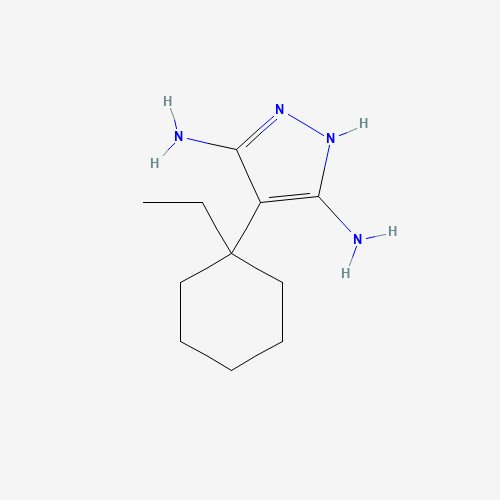 4-(1-ethylcyclohexyl)-1H-pyrazole-3,5-diamine (CAS: 1375087-66-3) - Related Chemical Product