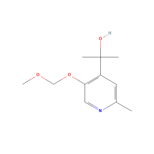 2-[5-(methoxymethoxy)-2-methylpyridin-4-yl]propan-2-ol (CAS: 1089706-70-6) - Related Chemical Product
