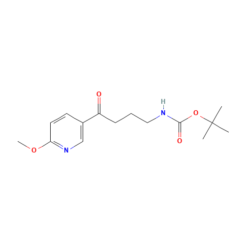 tert-butyl N-[4-(6-methoxypyridin-3-yl)-4-oxobutyl]carbamate (CAS: 334009-72-2) - Related Chemical Product
