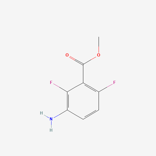 methyl 3-amino-2,6-difluorobenzoate (CAS: 84832-02-0) - Chemical Structure and Molecular Formula 