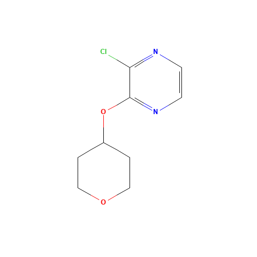 2-chloro-3-(oxan-4-yloxy)pyrazine (CAS: 1247369-17-0) - Related Chemical Product