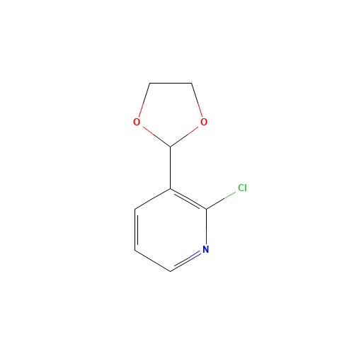 2-chloro-3-(1,3-dioxolan-2-yl)pyridine (CAS: 65753-46-0) - Related Chemical Product