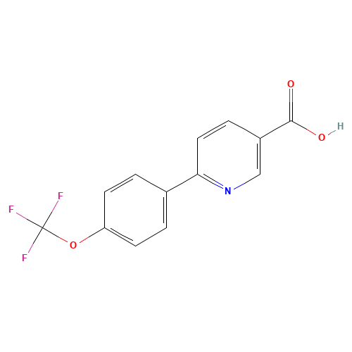 6-[4-(trifluoromethoxy)phenyl]pyridine-3-carboxylic acid (CAS: 851266-74-5) - Related Chemical Product