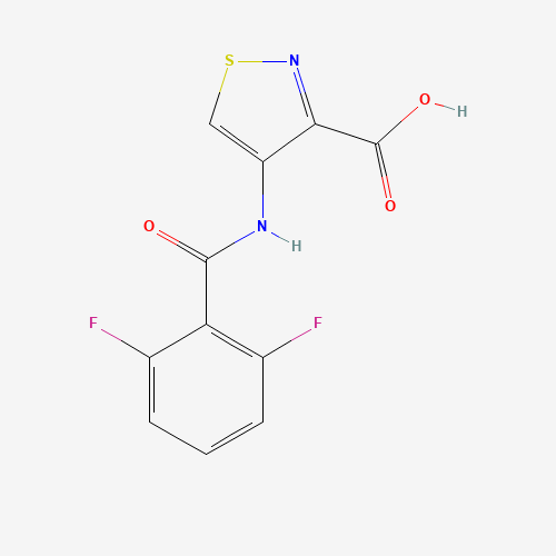 4-[(2,6-difluorobenzoyl)amino]-1,2-thiazole-3-carboxylic acid (CAS: 896723-25-4) - Related Chemical Product