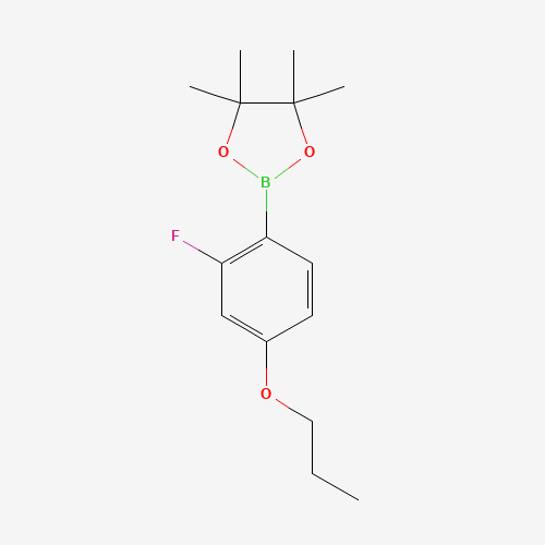 2-(2-fluoro-4-propoxyphenyl)-4,4,5,5-tetramethyl-1,3,2-dioxaborolane (CAS: 1469736-52-4) - Related Chemical Product
