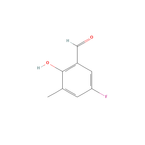 5-fluoro-2-hydroxy-3-methylbenzaldehyde (CAS: 704884-74-2) - Related Chemical Product