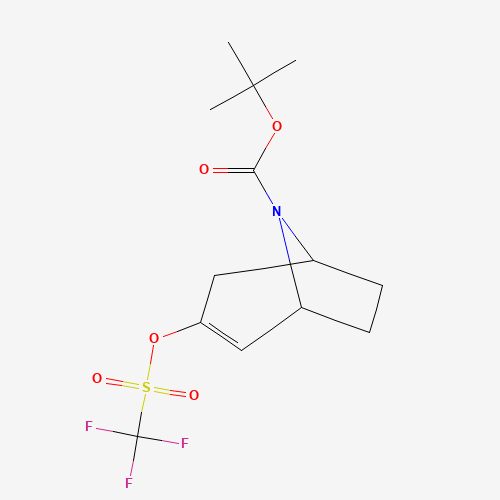 tert-butyl 3-(trifluoromethylsulfonyloxy)-8-azabicyclo[3.2.1]oct-3-ene-8-carboxylate (CAS: 185099-68-7) - Related Chemical Product