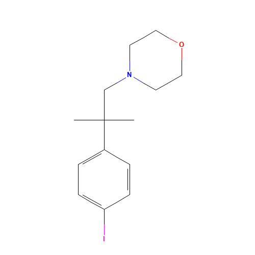 4-[2-(4-iodophenyl)-2-methylpropyl]morpholine (CAS: 1305275-04-0) - Related Chemical Product