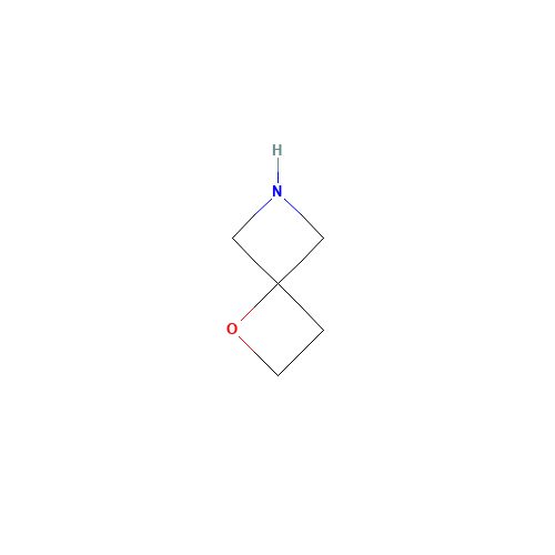 1-oxa-6-azaspiro[3.3]heptane (CAS: 936947-34-1) - Chemical Structure and Molecular Formula 