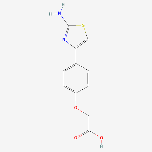 2-[4-(2-amino-1,3-thiazol-4-yl)phenoxy]acetic acid (CAS: 168127-34-2) - Related Chemical Product