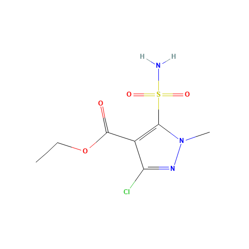 ethyl 3-chloro-1-methyl-5-sulfamoylpyrazole-4-carboxylate (CAS: 100784-26-7) - Related Chemical Product