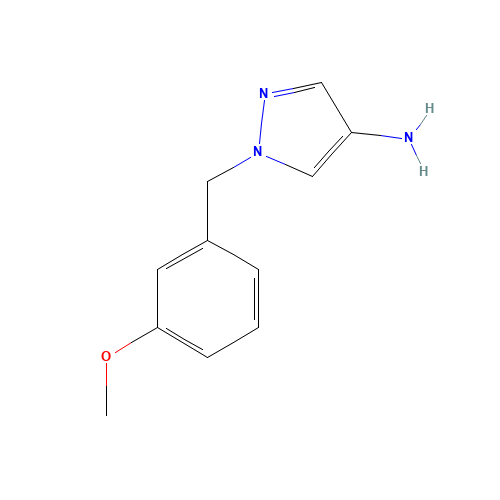 1-[(3-methoxyphenyl)methyl]pyrazol-4-amine (CAS: 957261-62-0) - Related Chemical Product