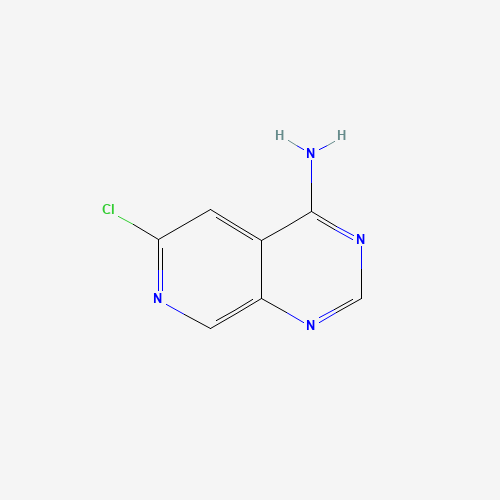 6-chloropyrido[3,4-d]pyrimidin-4-amine (CAS: 1289187-97-8) - Chemical Structure and Molecular Formula 