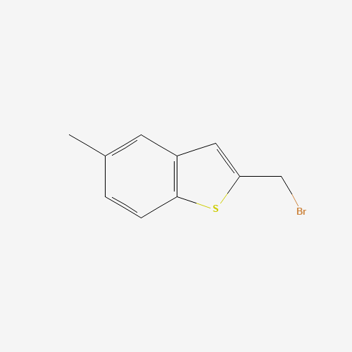 2-(bromomethyl)-5-methyl-1-benzothiophene (CAS: 690632-71-4) - Chemical Structure and Molecular Formula 