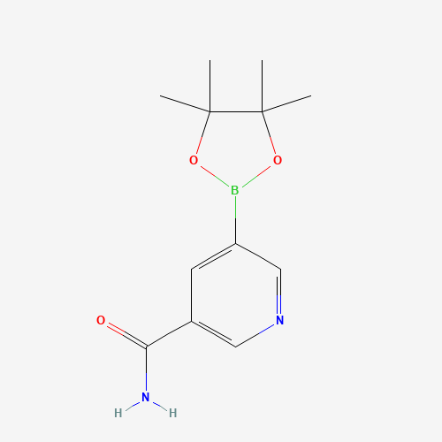 5-(4,4,5,5-tetramethyl-1,3,2-dioxaborolan-2-yl)pyridine-3-carboxamide (CAS: 1169402-51-0) - Related Chemical Product