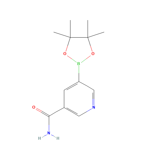 5-(4,4,5,5-tetramethyl-1,3,2-dioxaborolan-2-yl)pyridine-3-carboxamide (CAS: 1169402-51-0) - Related Chemical Product