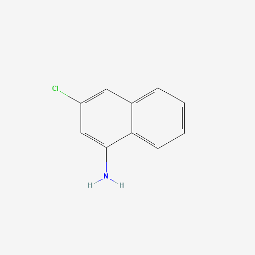 3-chloronaphthalen-1-amine (CAS: 90799-45-4) - Chemical Structure and Molecular Formula 
