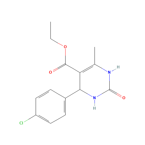 ethyl 4-(4-chlorophenyl)-6-methyl-2-oxo-3,4-dihydro-1H-pyrimidine-5-carboxylate (CAS: 5948-71-0) - Related Chemical Product