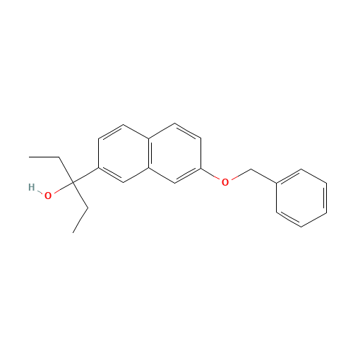 3-(7-phenylmethoxynaphthalen-2-yl)pentan-3-ol (CAS: 895521-16-1) - Related Chemical Product