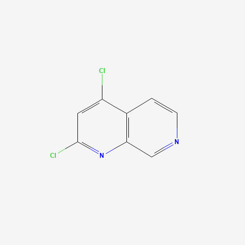 2,4-dichloro-1,7-naphthyridine (CAS: 54920-78-4) - Chemical Structure and Molecular Formula 