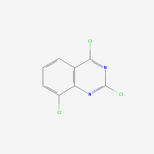 2,4,8-trichloroquinazoline (CAS: 62484-29-1) - Chemical Structure and Molecular Formula 